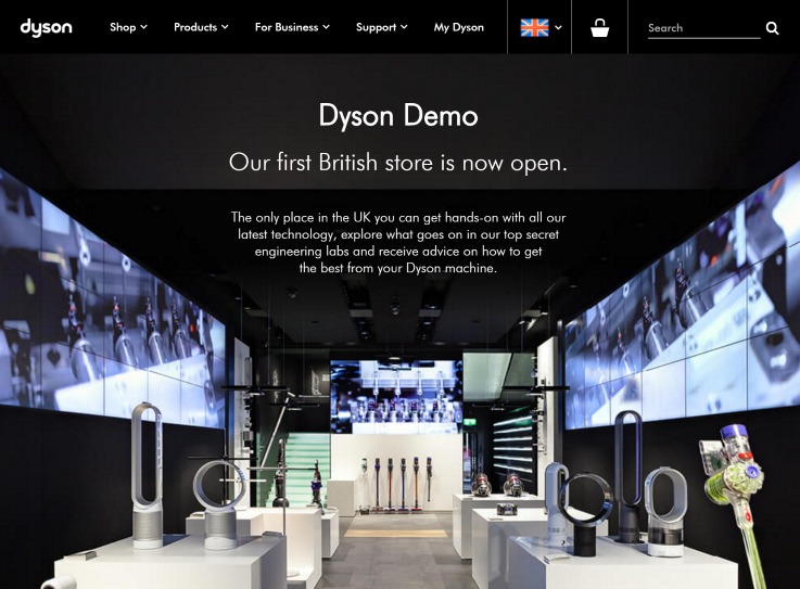 Dyson Demo concept store